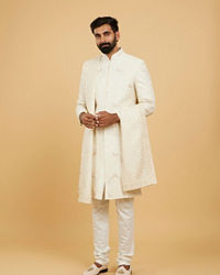 Twamev Men Cream Chanderi Dupatta