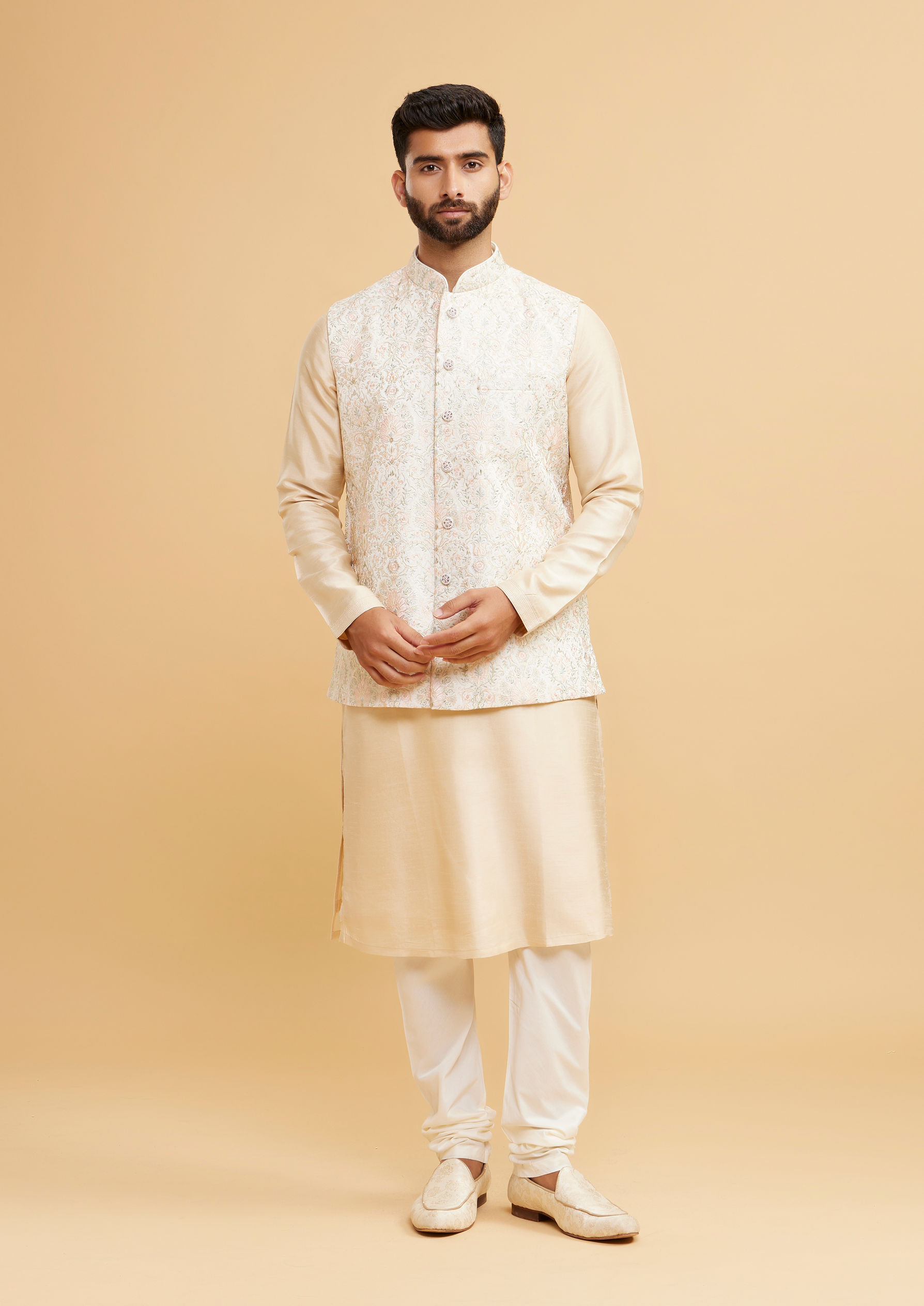 Twamev Men Twilight Dream Cream Jacket