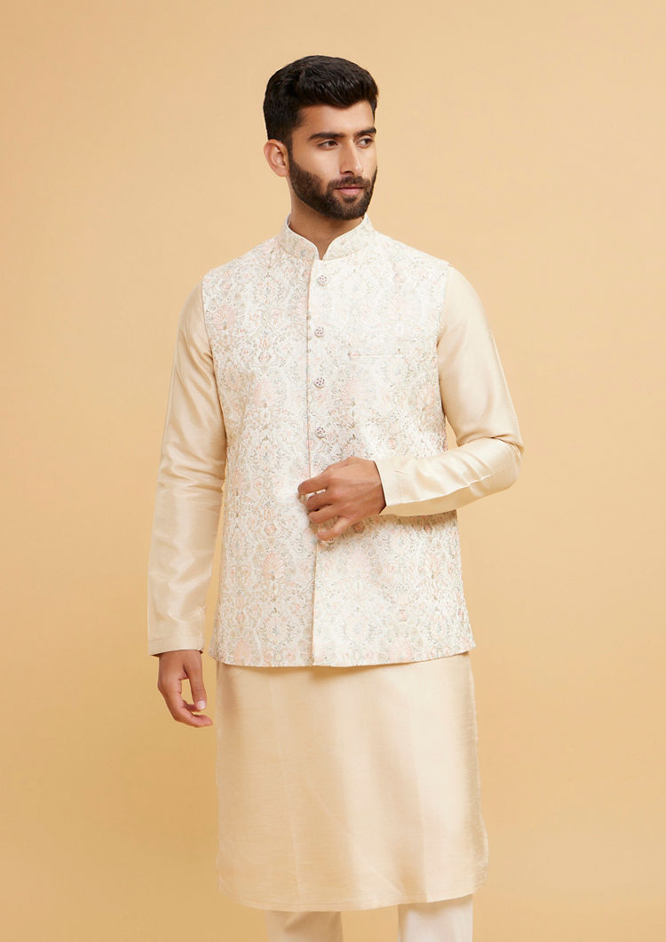 Twamev Men Twilight Dream Cream Jacket