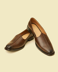 Twamev Men Brown Loafers Style Shoes
