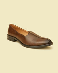 Twamev Men Brown Loafers Style Shoes