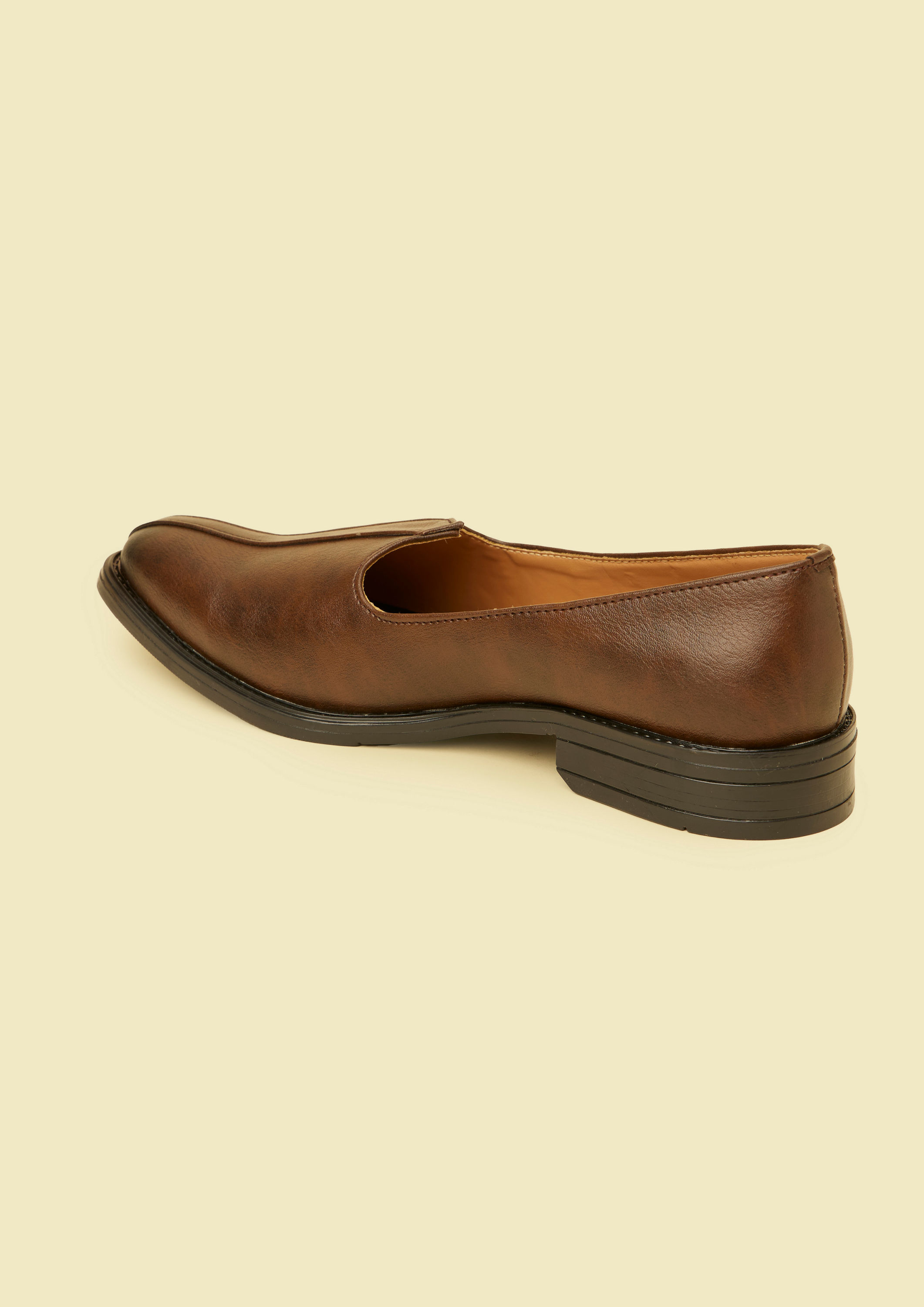 Twamev Men Brown Loafers Style Shoes