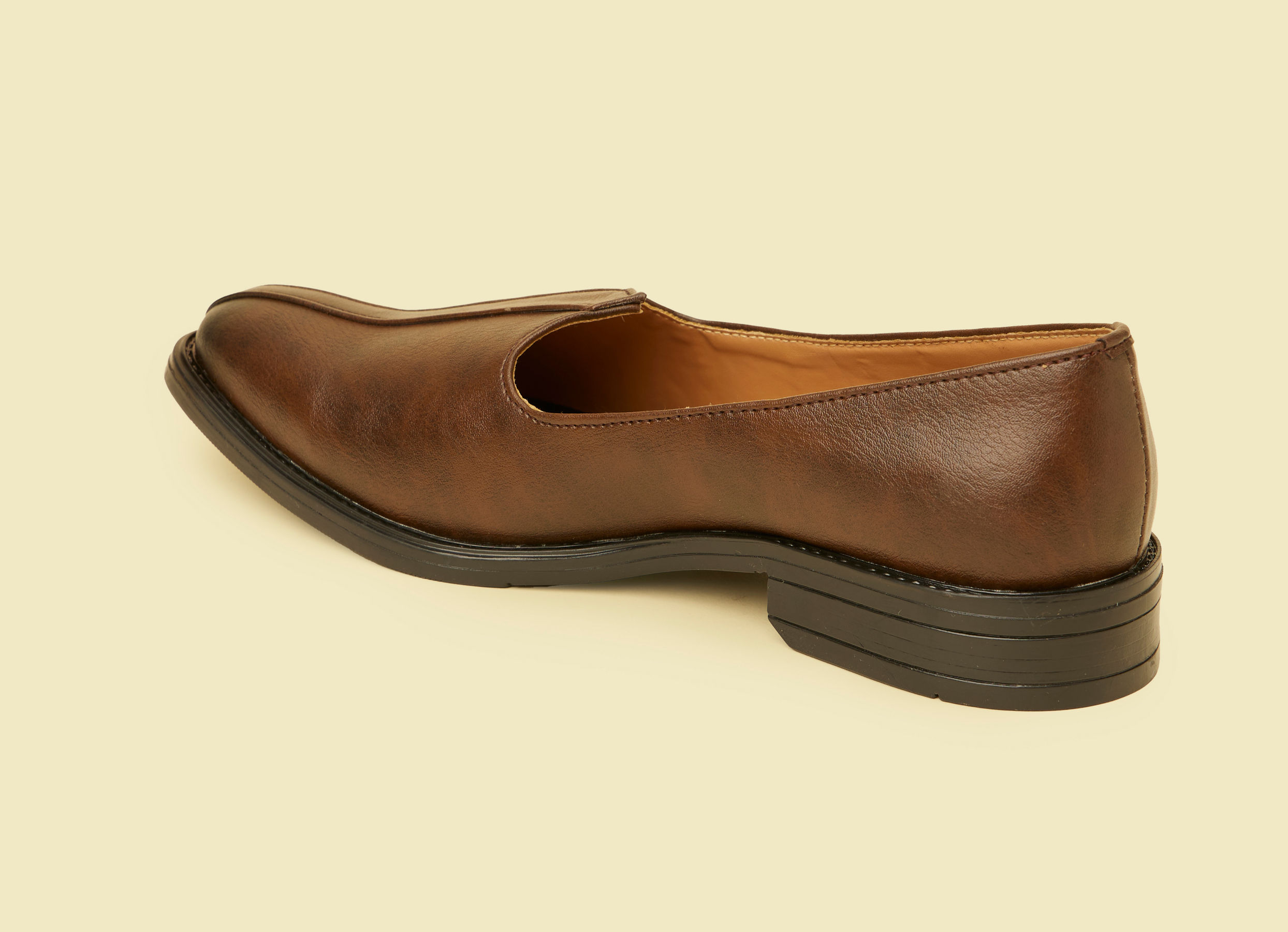Twamev Men Brown Loafers Style Shoes