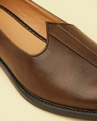 Twamev Men Brown Loafers Style Shoes