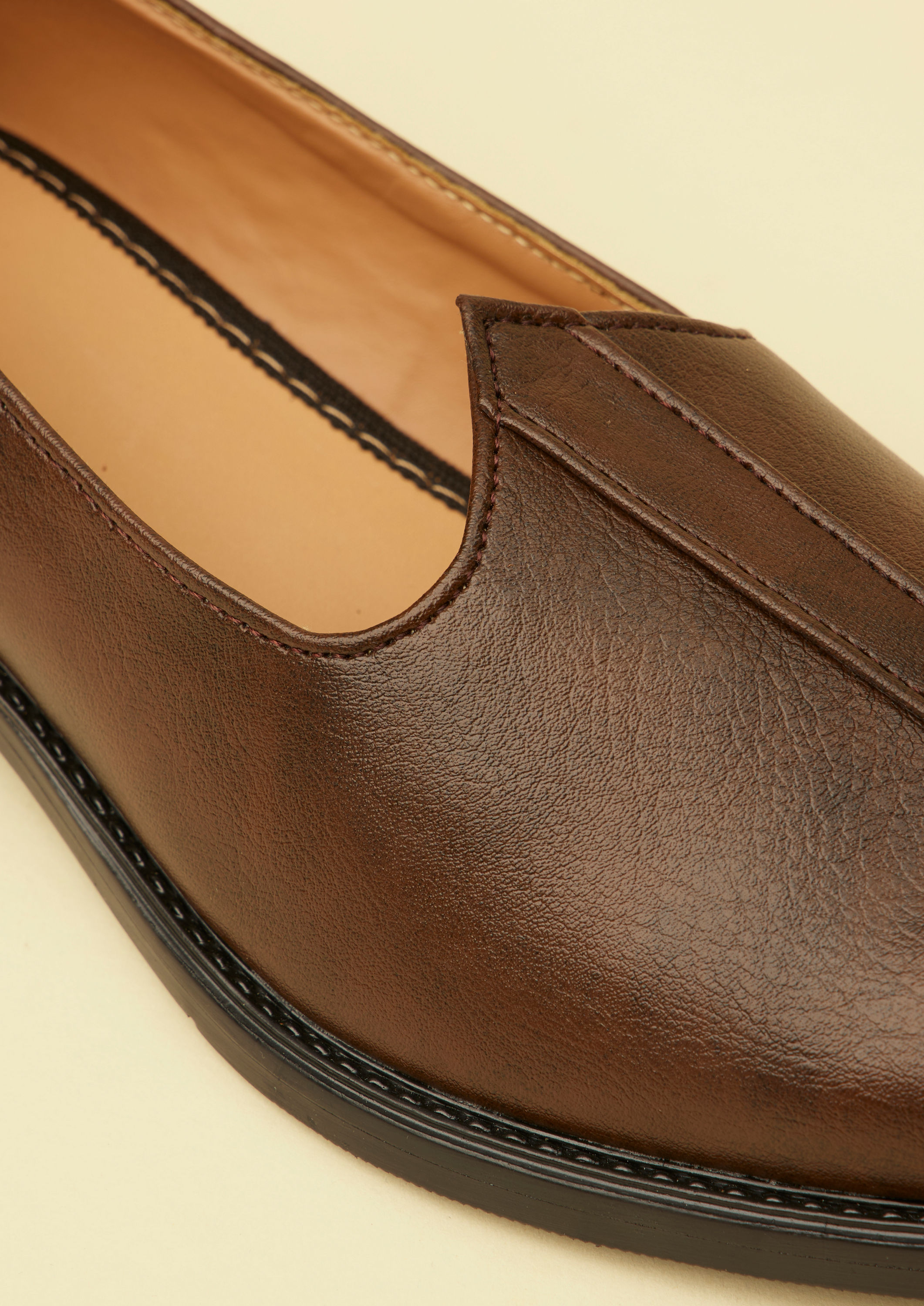 Twamev Men Brown Loafers Style Shoes
