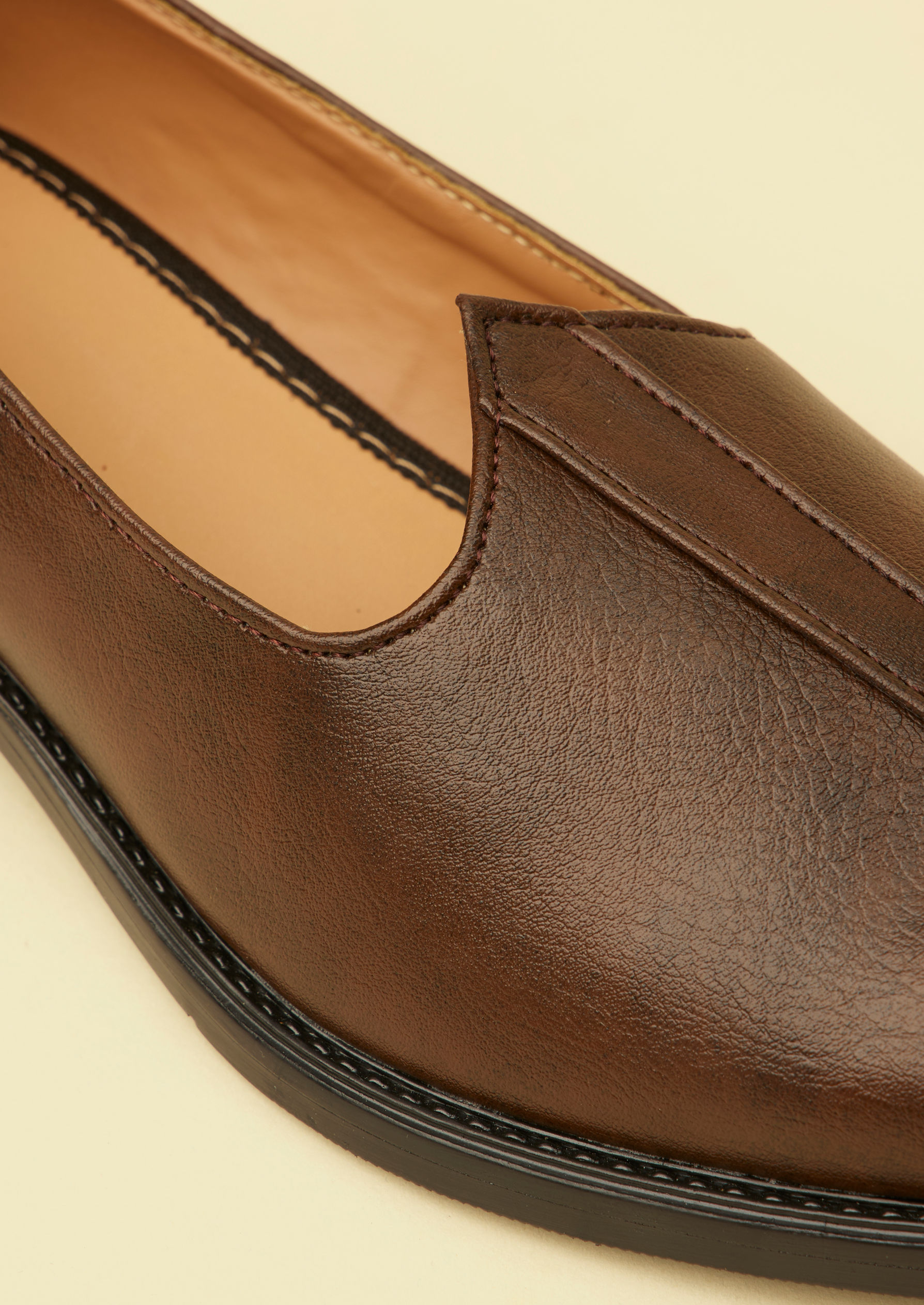 Twamev Men Brown Loafers Style Shoes