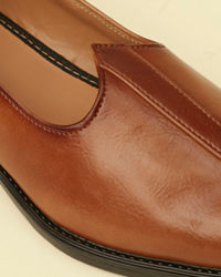 Twamev Men Dark Brown Loafers Style Shoes