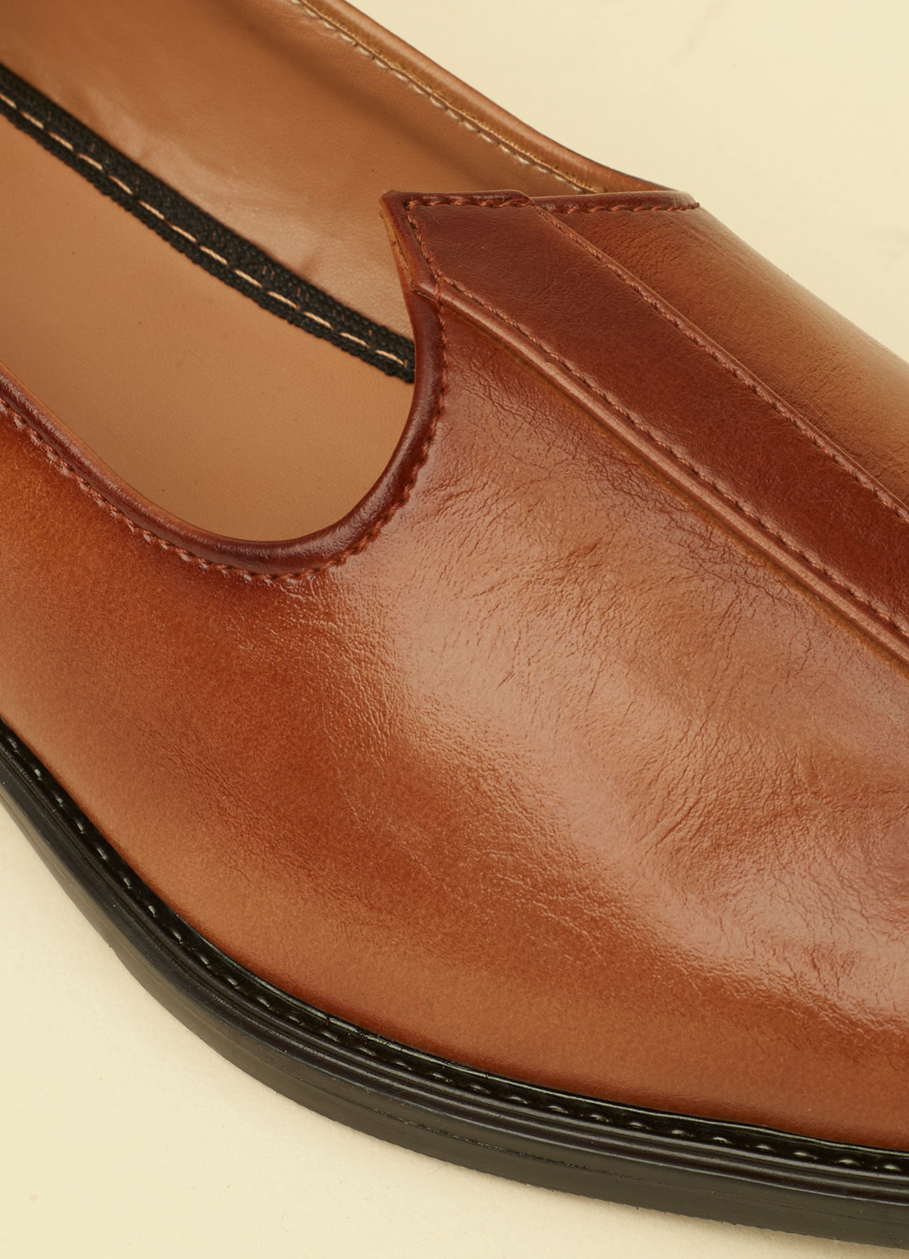 Twamev Men Dark Brown Loafers Style Shoes