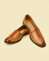Twamev Men Dark Brown Loafers Style Shoes
