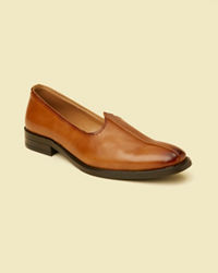 Twamev Men Dark Brown Loafers Style Shoes