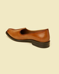 Twamev Men Dark Brown Loafers Style Shoes