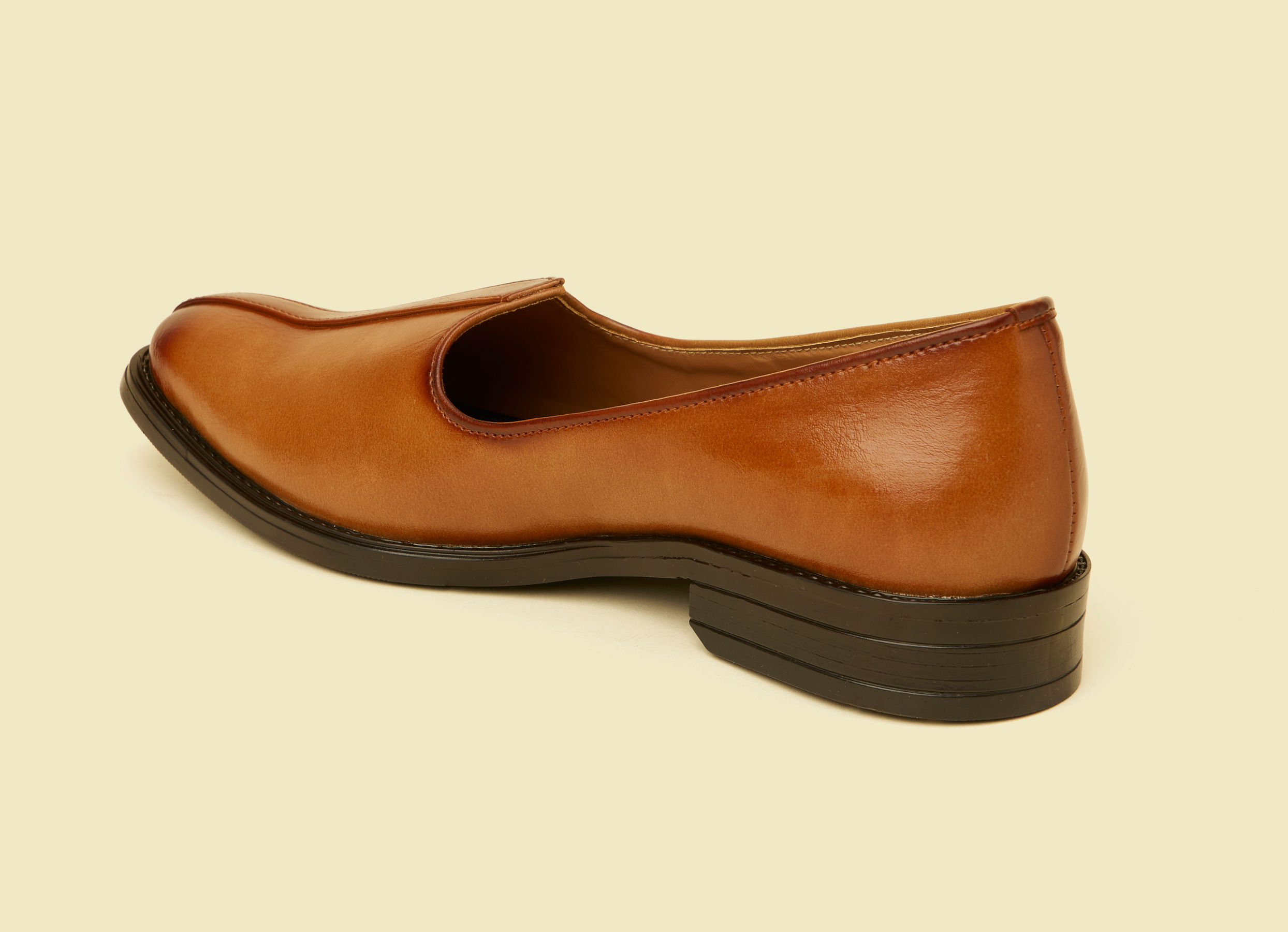 Twamev Men Dark Brown Loafers Style Shoes