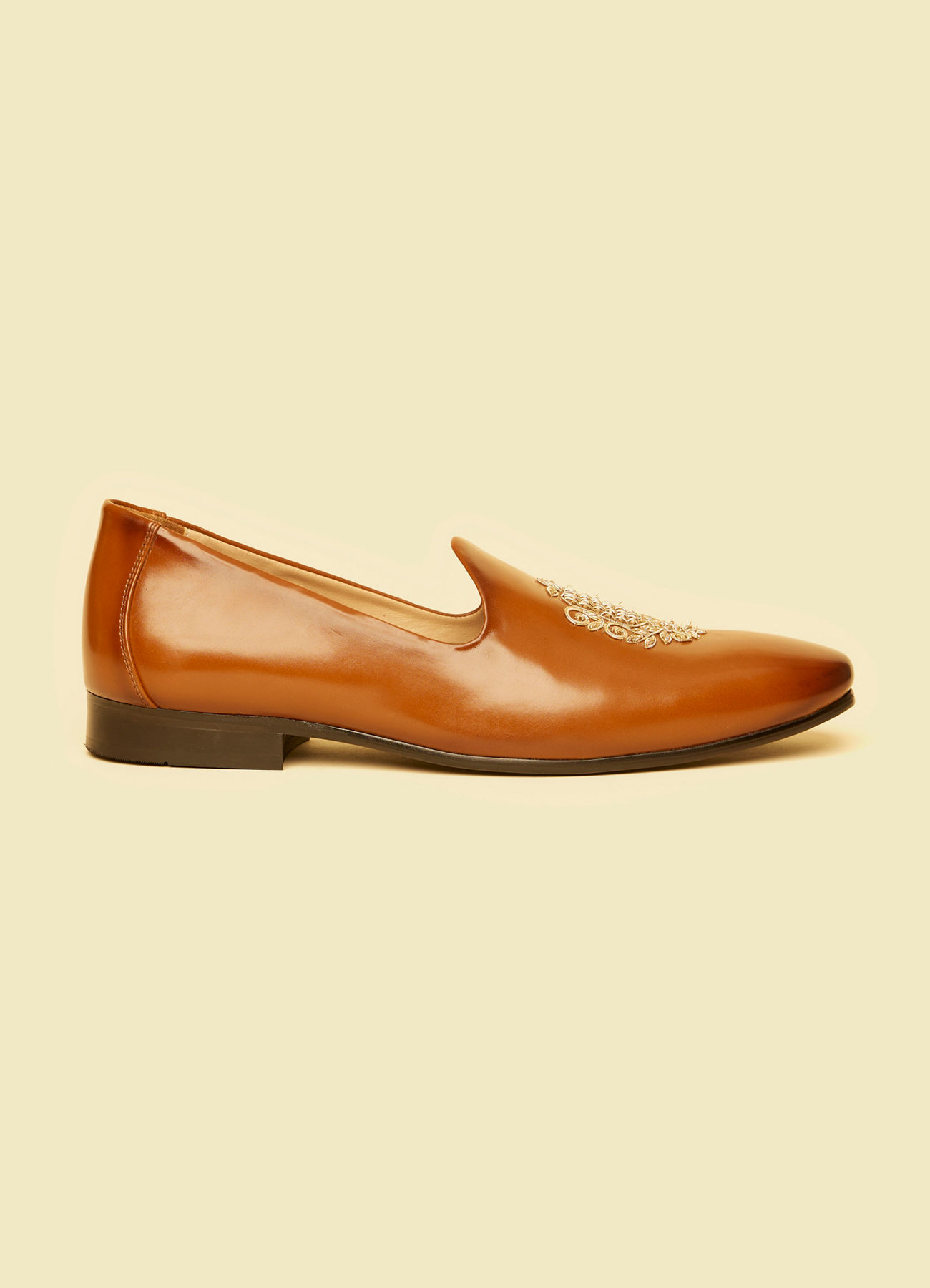 Twamev Men Classic Brown Juti