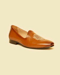 Twamev Men Classic Brown Juti