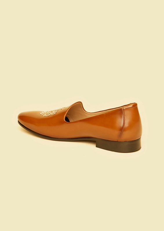 Twamev Men Classic Brown Juti