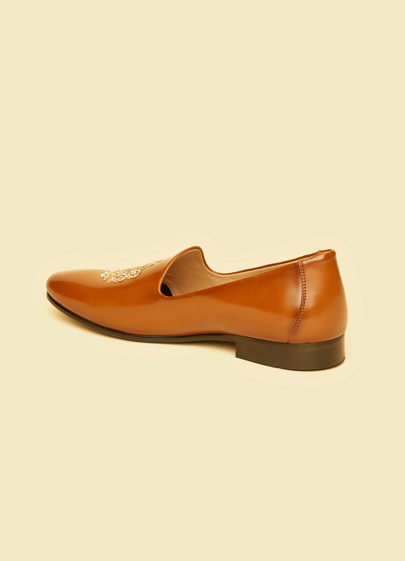 Twamev Men Classic Brown Juti
