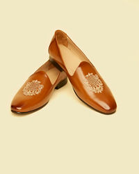 Twamev Men Classic Brown Juti