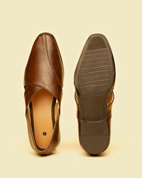 Twamev Men Regal Brown Juti