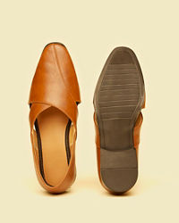 Twamev Men Regal Dark Brown Juti