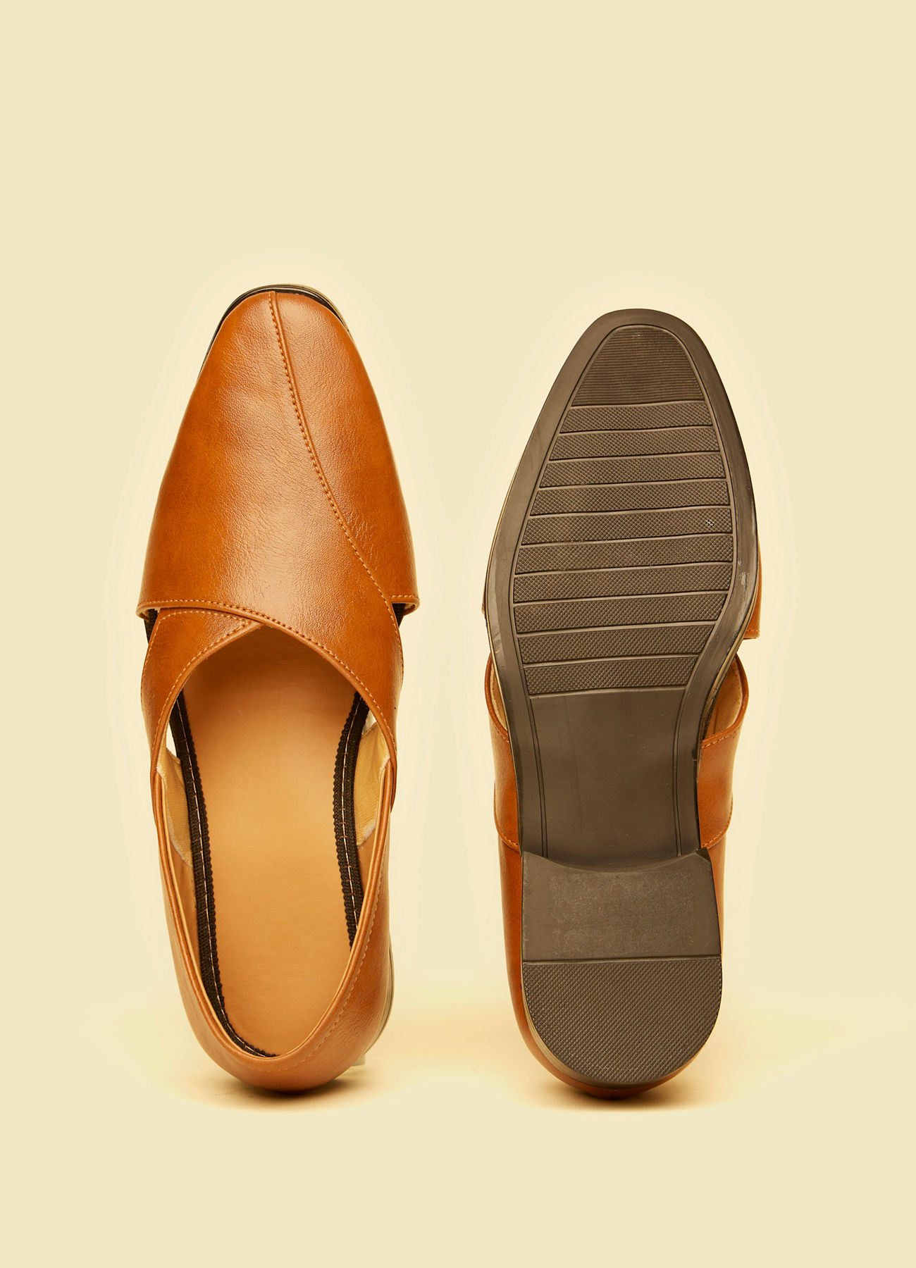 Twamev Men Regal Dark Brown Juti