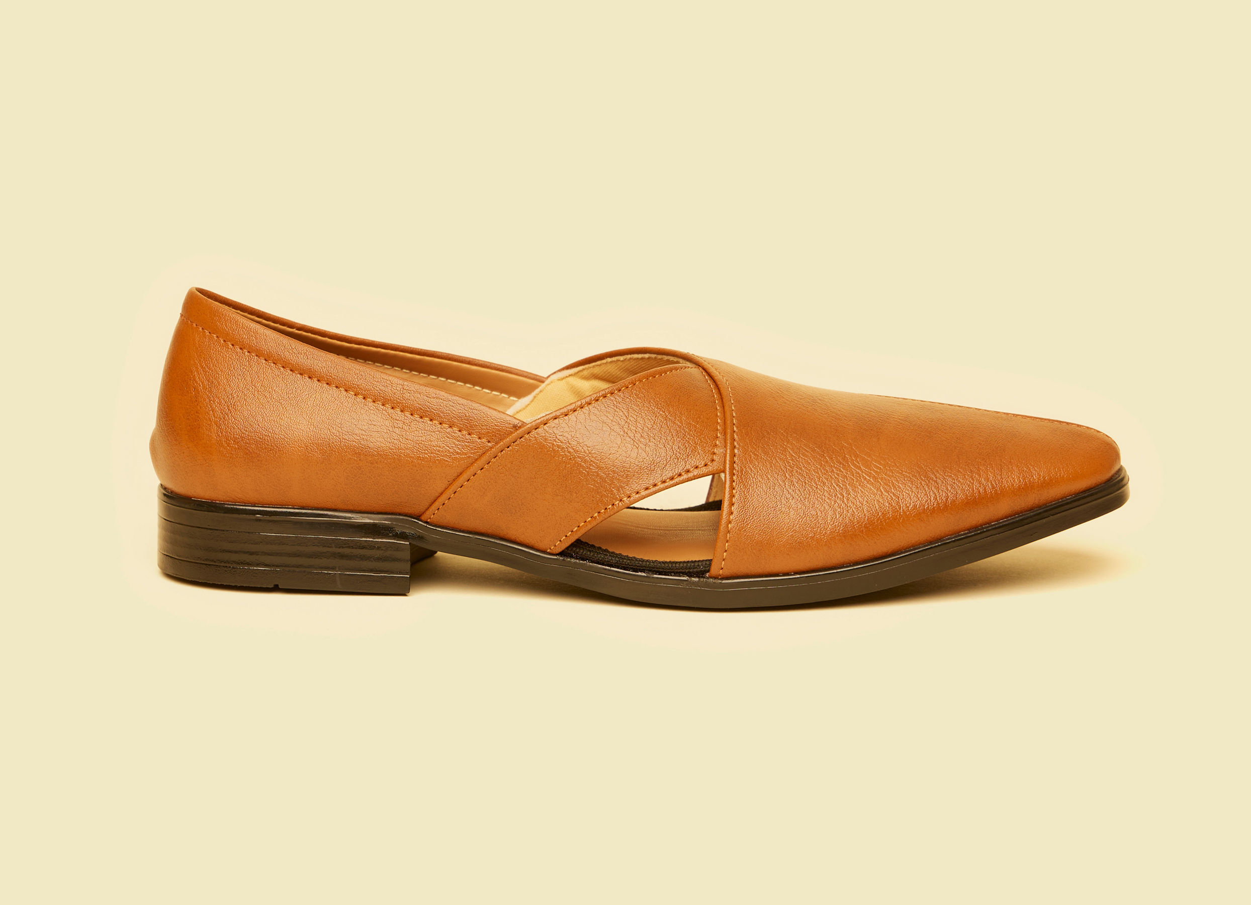 Twamev Men Regal Dark Brown Juti