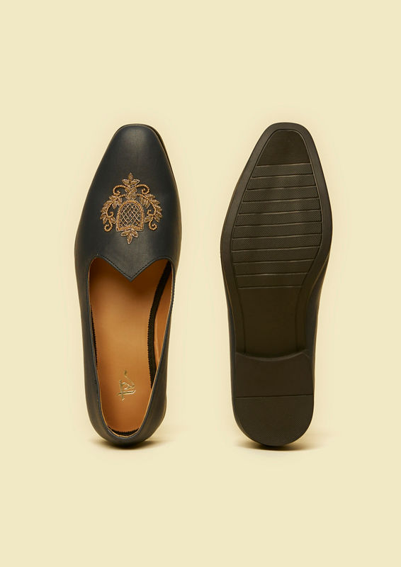 Twamev Men Regal Dark Blue Jooti