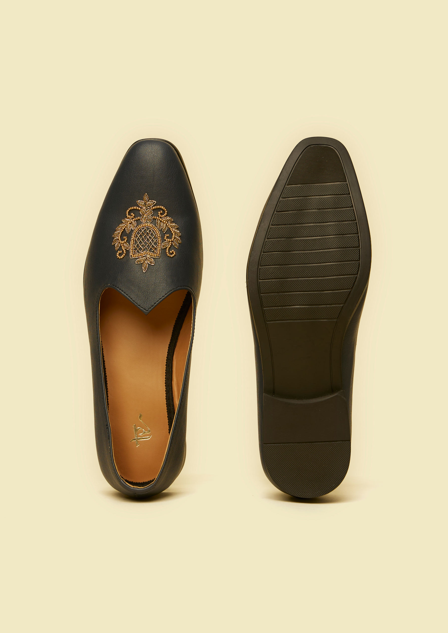 Twamev Men Regal Dark Blue Jooti