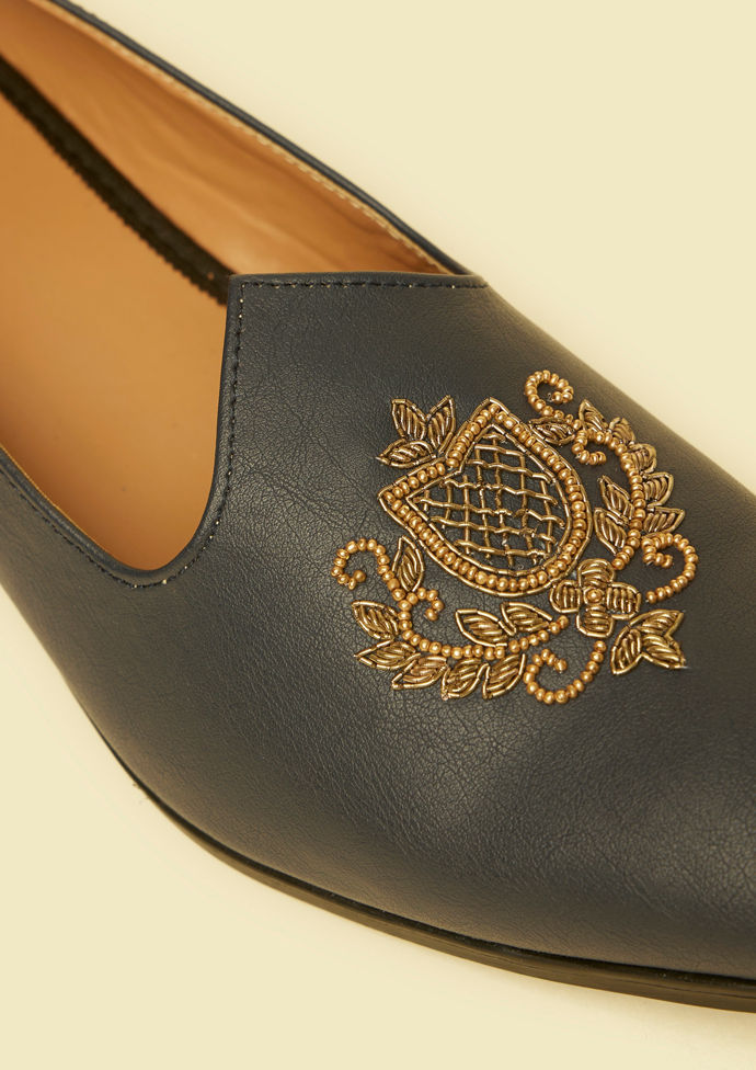 Twamev Men Regal Dark Blue Jooti