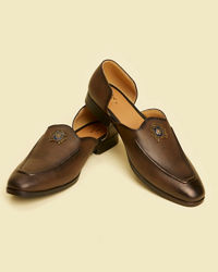 Twamev Men Brown Faux Leather Shoe