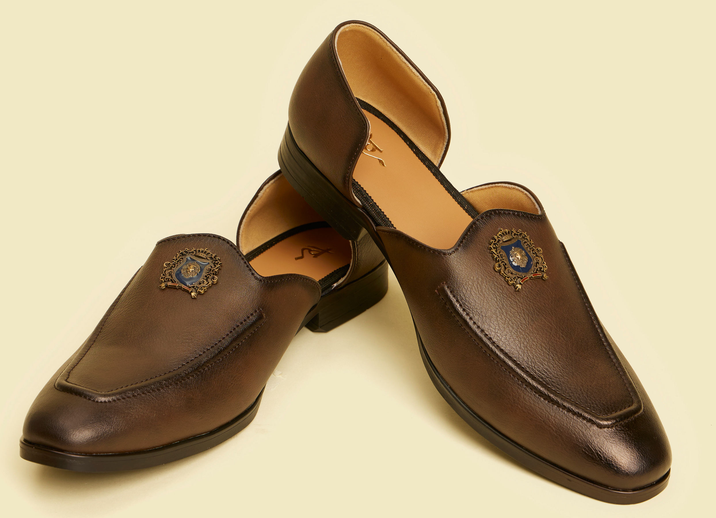 Twamev Men Brown Faux Leather Shoe