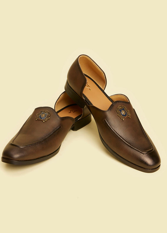 Twamev Men Brown Faux Leather Shoe