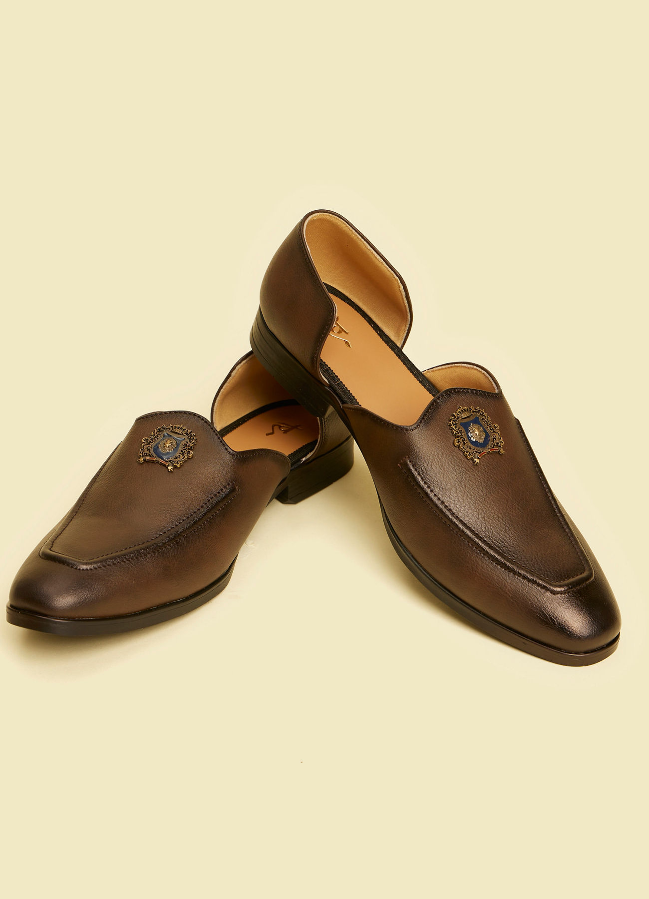 Twamev Men Brown Faux Leather Shoe