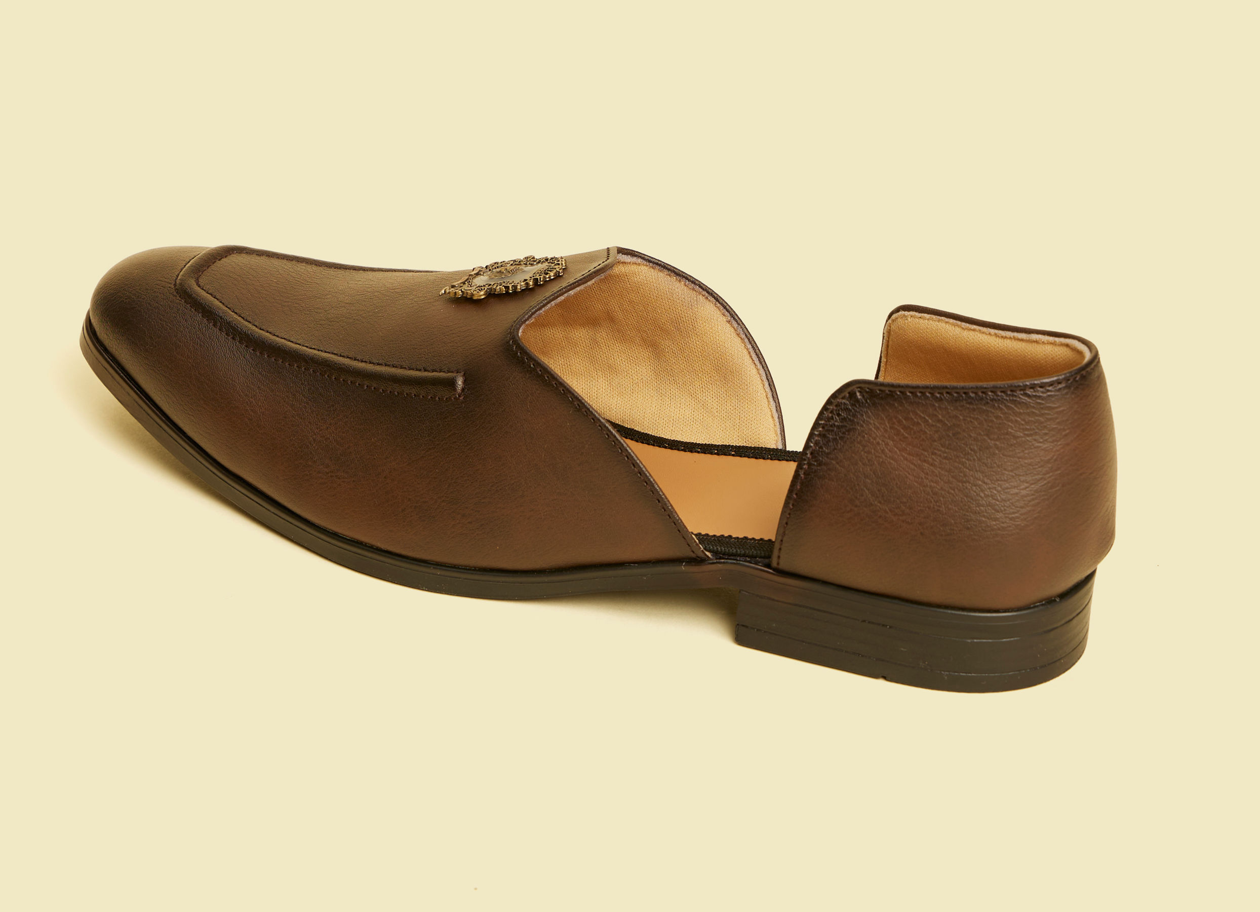 Twamev Men Brown Faux Leather Shoe