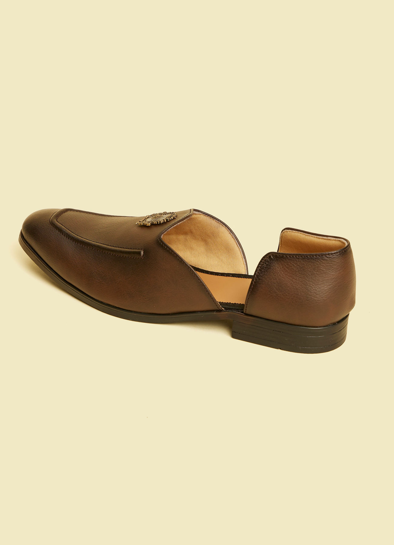 Twamev Men Brown Faux Leather Shoe