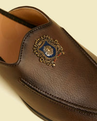 Twamev Men Brown Faux Leather Shoe