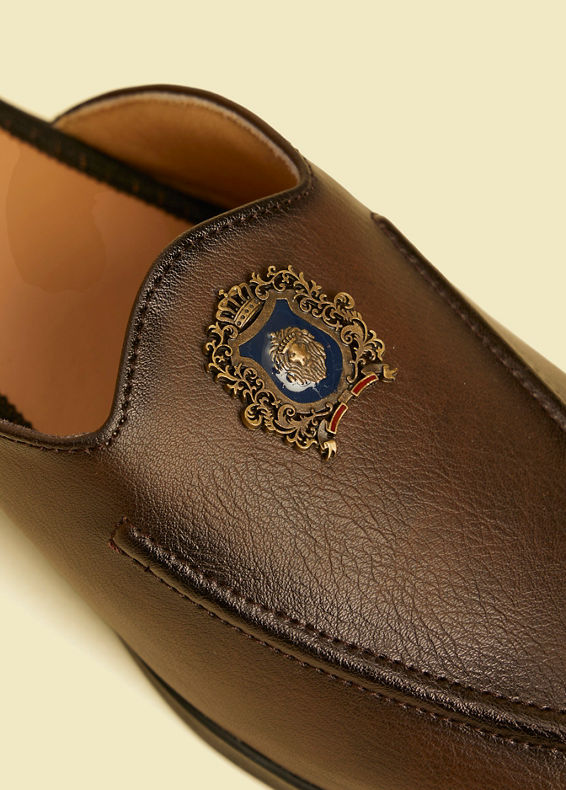 Twamev Men Brown Faux Leather Shoe