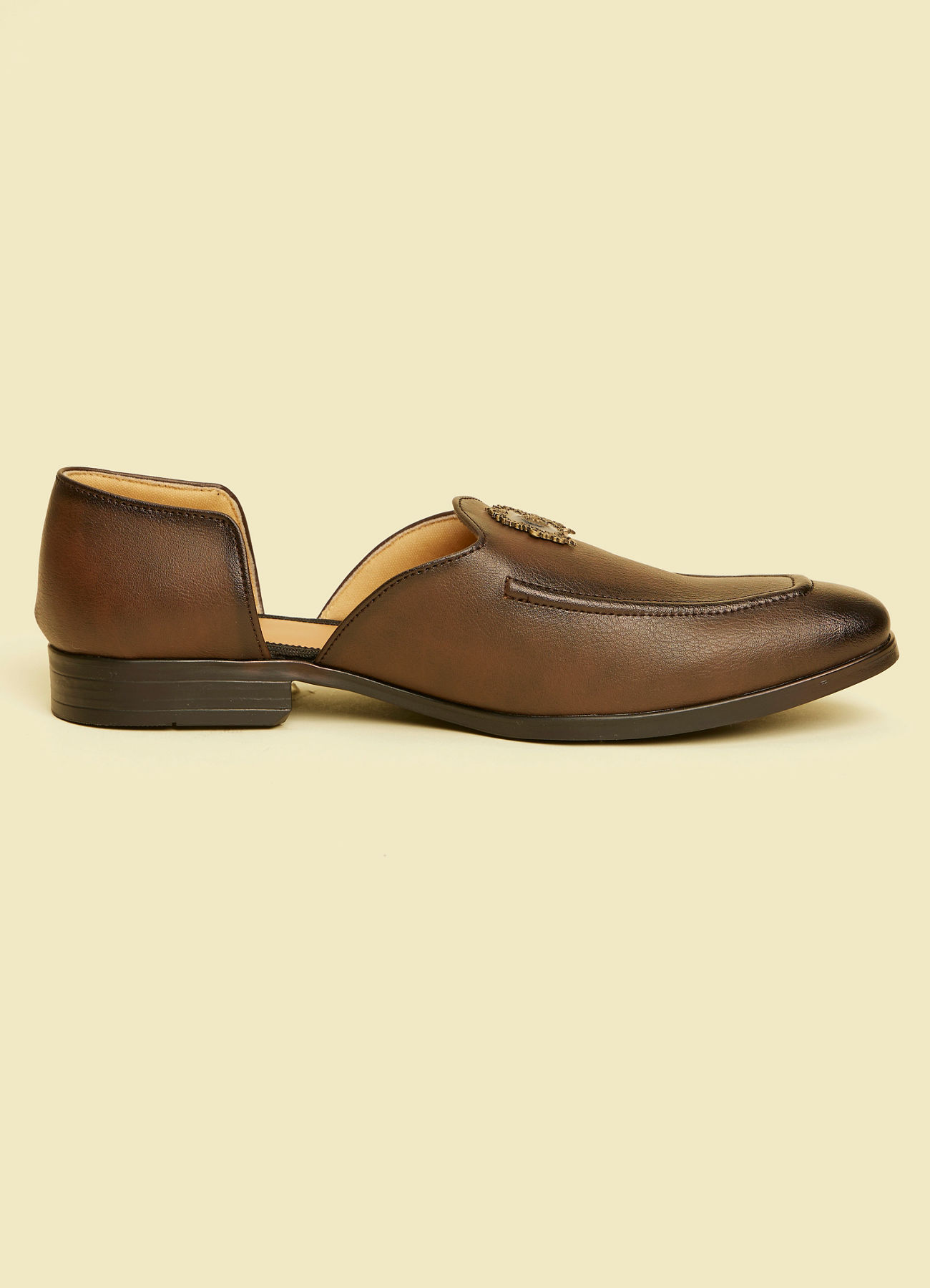 Twamev Men Brown Faux Leather Shoe
