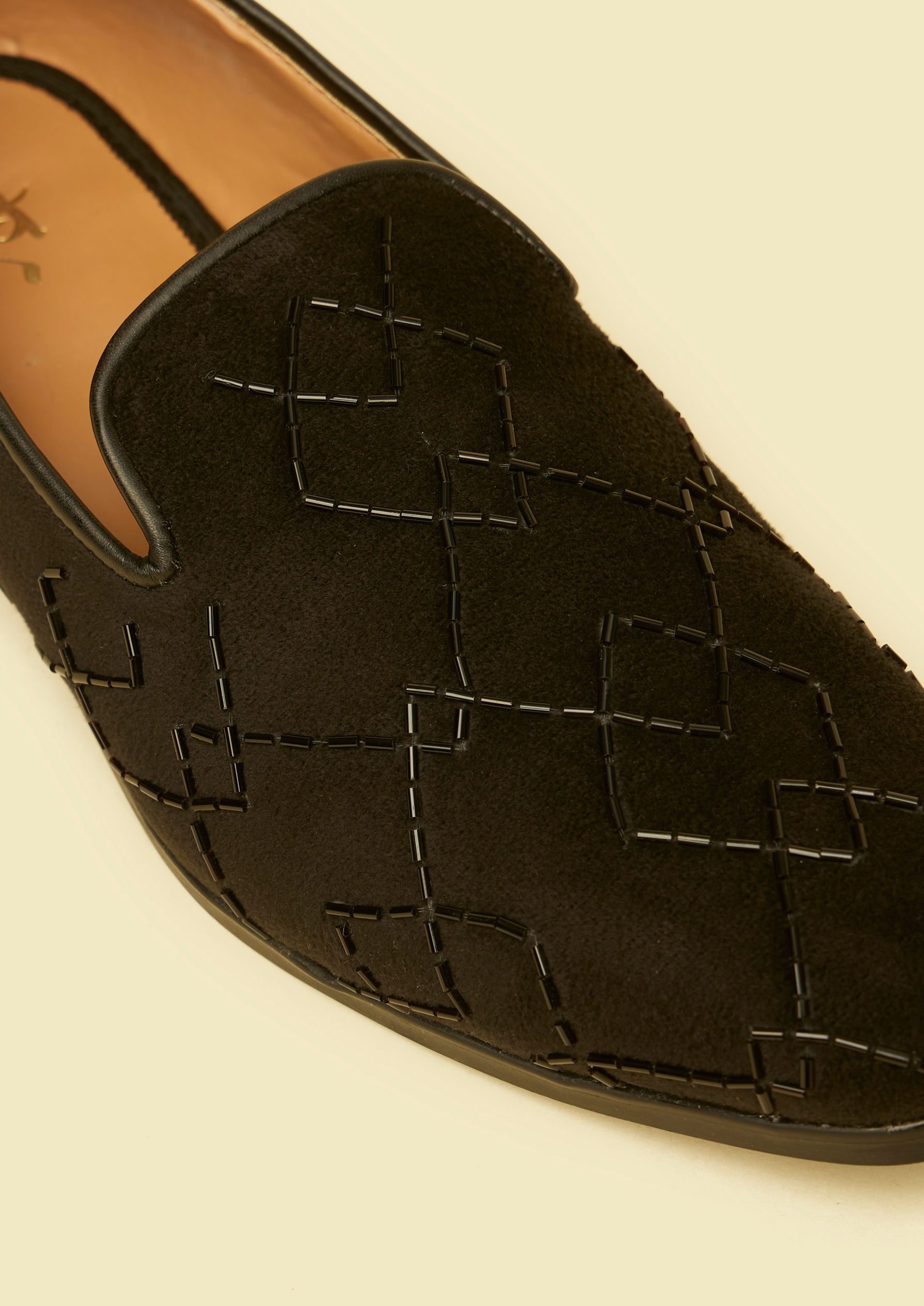 Twamev Men Black Opulence Festive Jooti