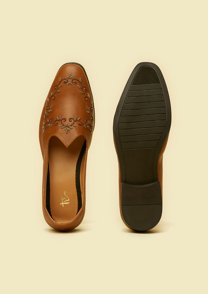Twamev Men Tan Magnificence Jooti
