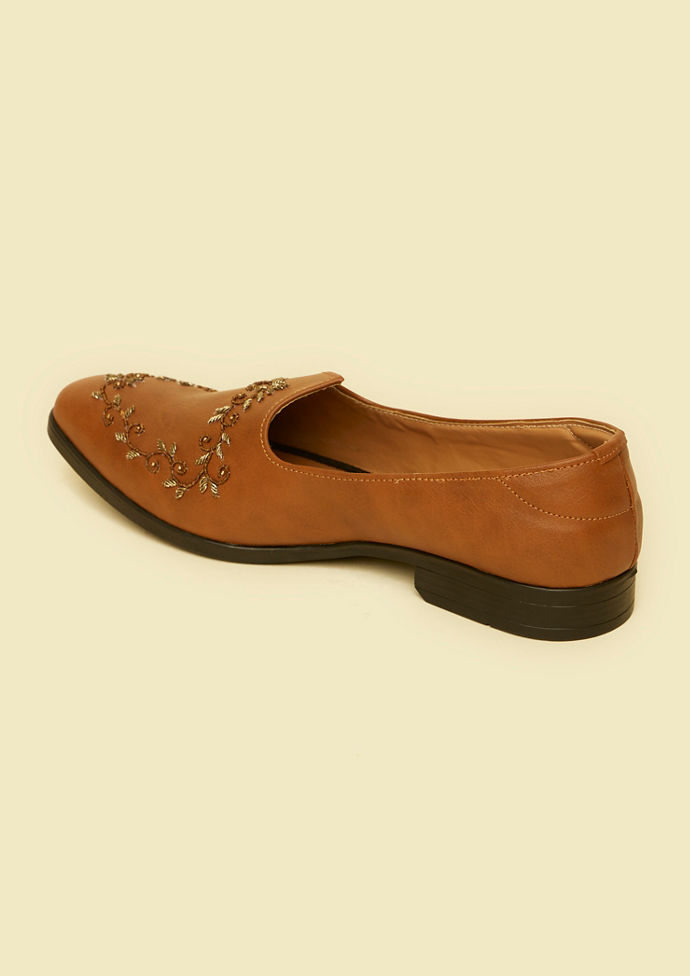 Twamev Men Tan Magnificence Jooti