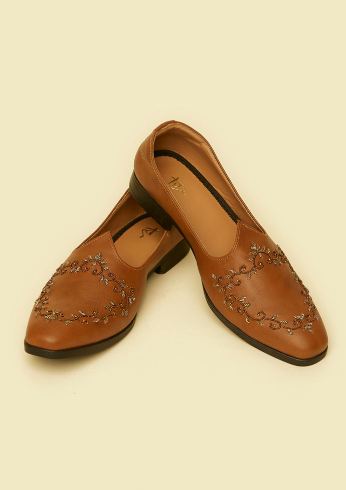 Twamev Men Tan Magnificence Jooti