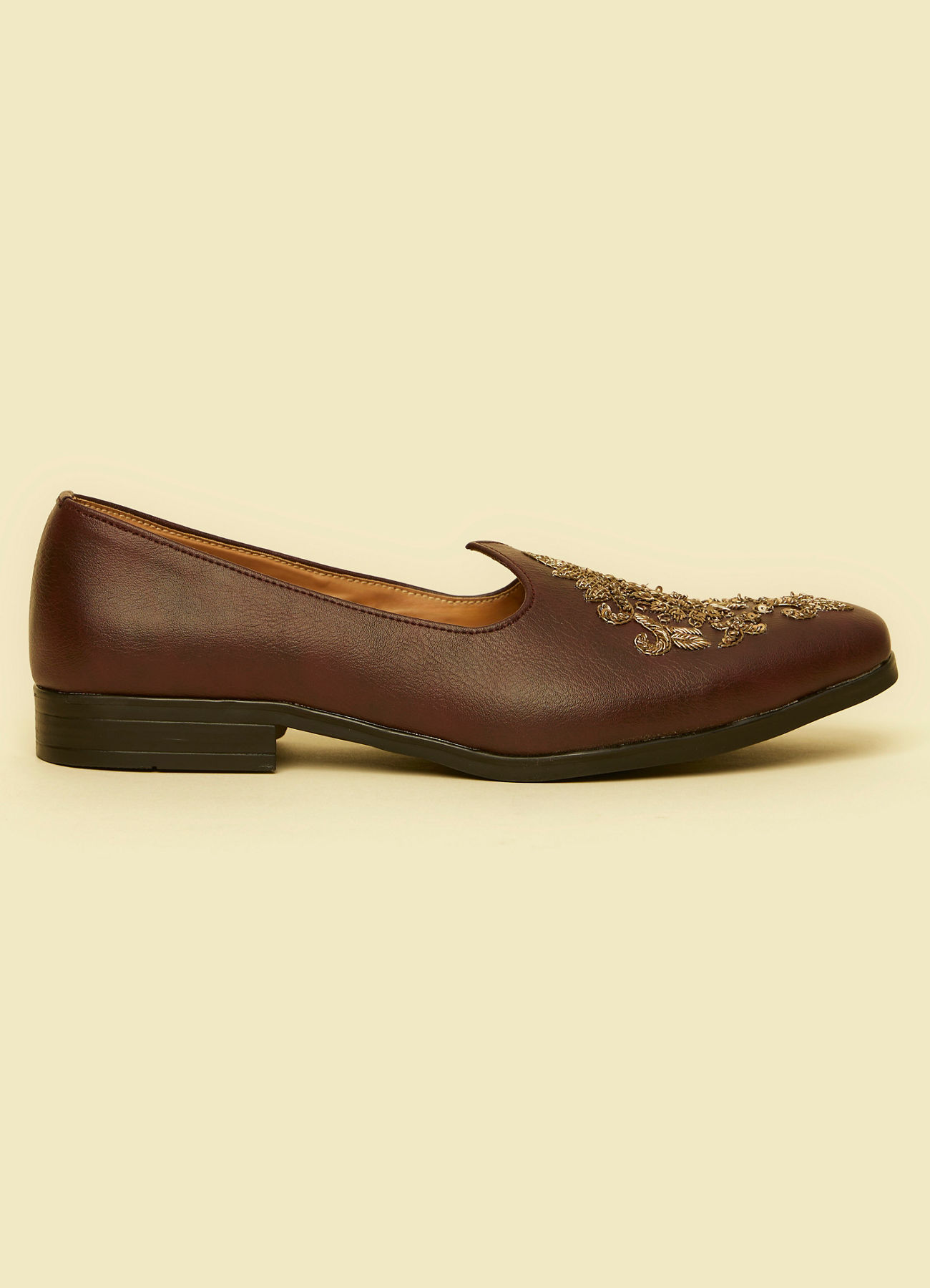 Twamev Men Dapper Brown Jooti