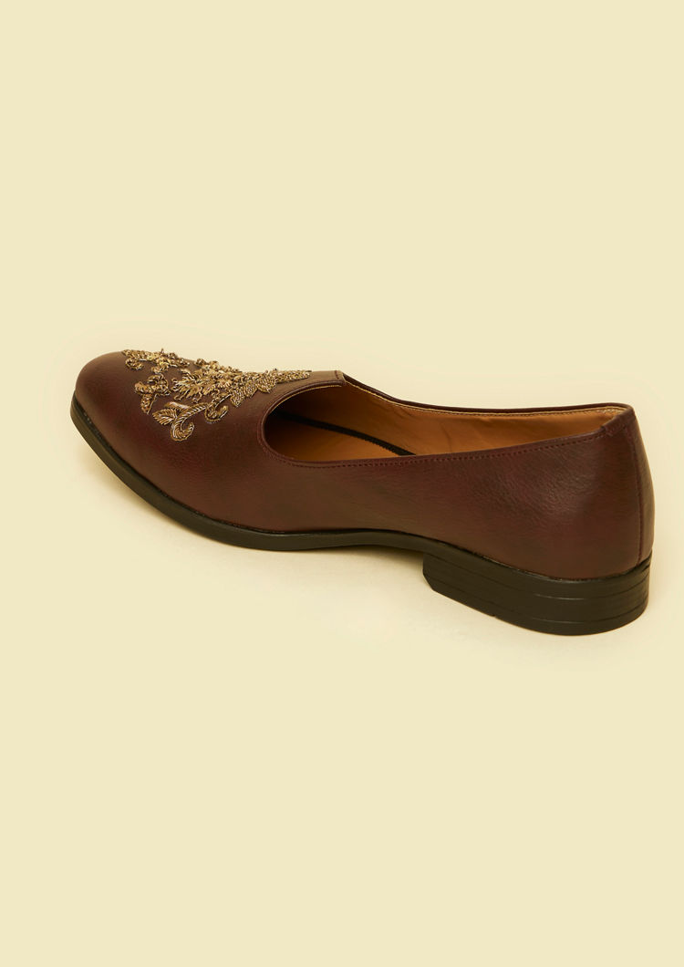 Twamev Men Dapper Brown Jooti