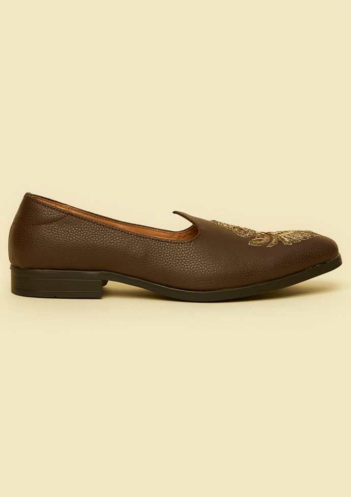 Twamev Men Regal Brown Jooti