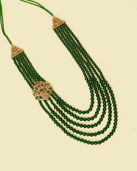 Twamev Men Emerald Charm Mala