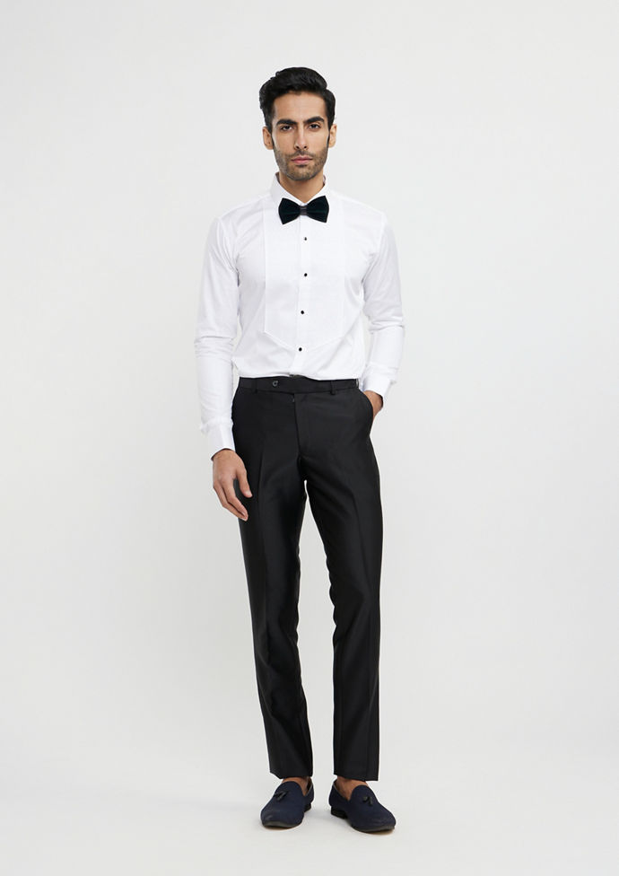 Twamev Men Elegant Dark Green Velvet Suit Set