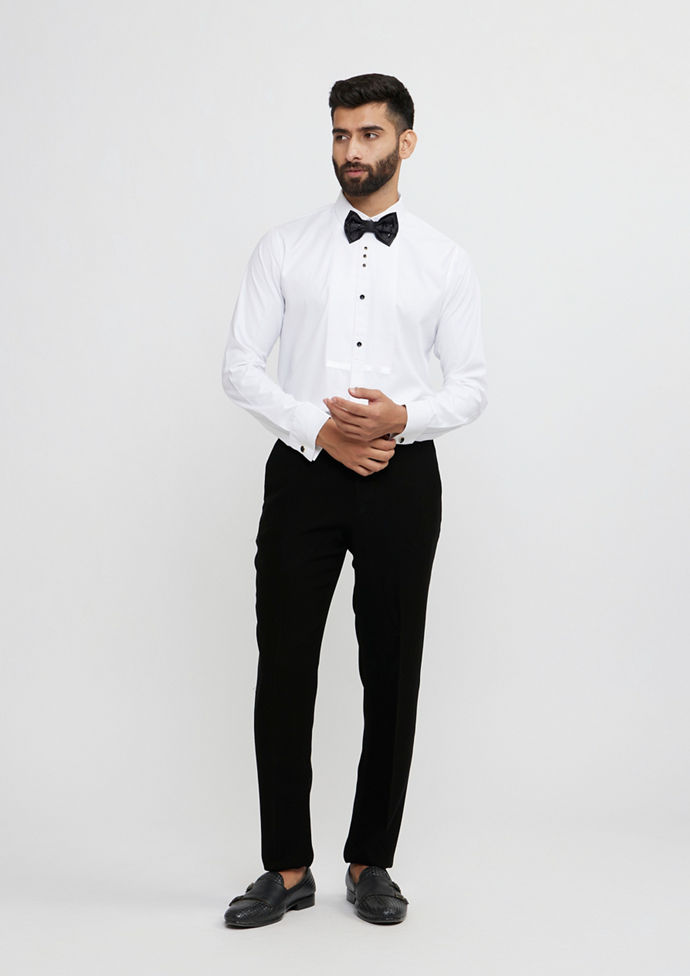 alt message - Twamev Men Black Elegance Suit Set image number 2