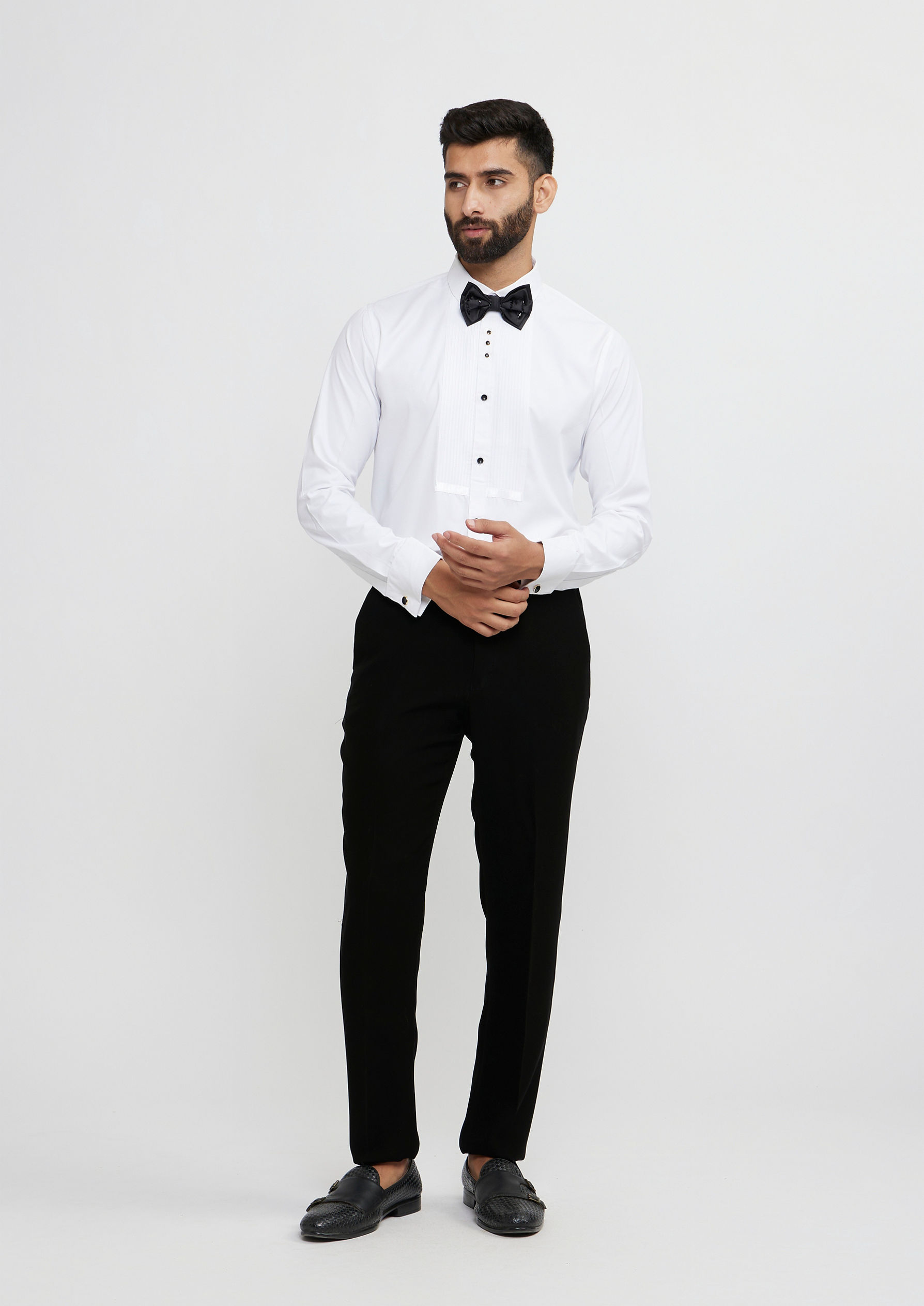 Twamev Men Black Elegance Suit Set