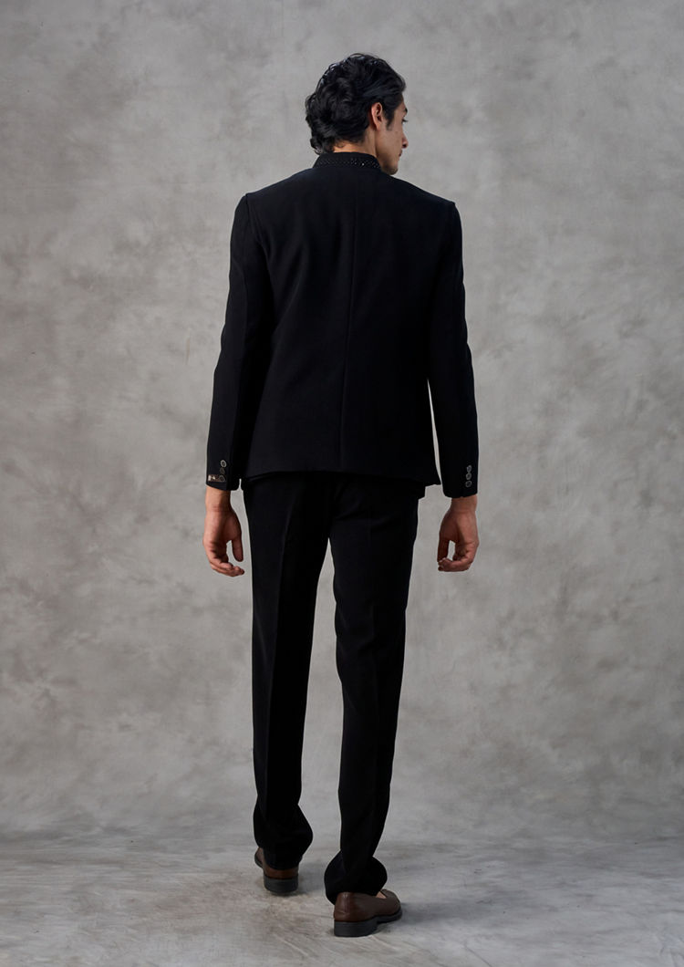 Twamev Men Black Royal Jodhpuri Ensemble