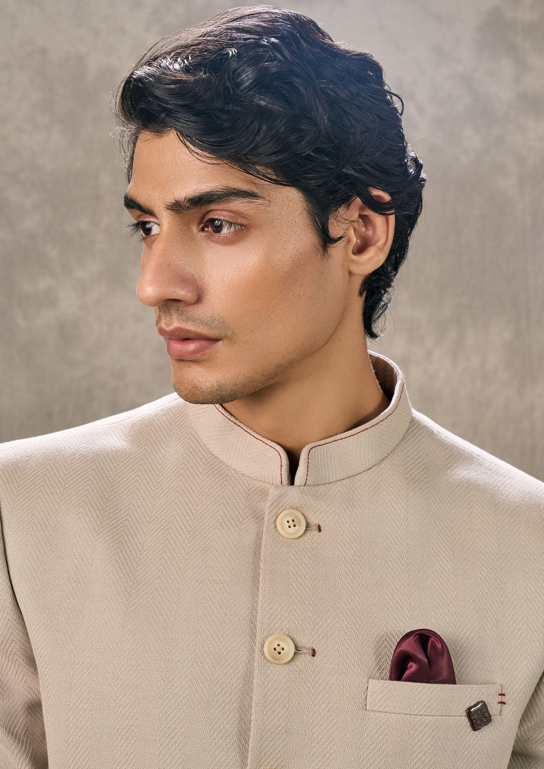 Twamev Men Regal Brown Jodhpuri Set Elegance